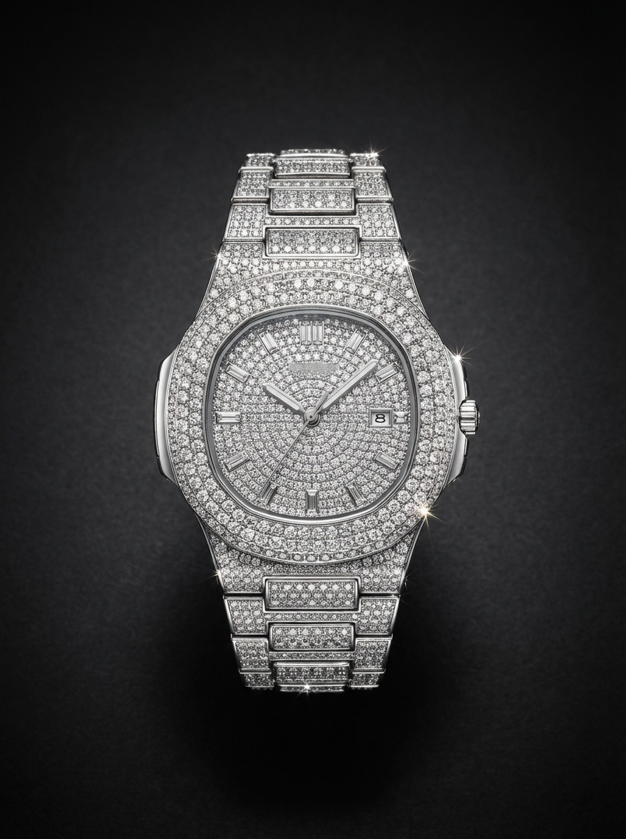 Luxury Iced Out Diamond Watch for Men and women