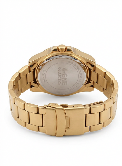 4-ONE COLLECTION Luxury Men's Gold Watch -