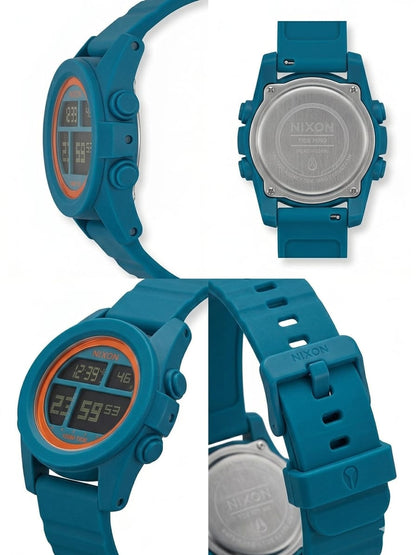 Nixon Style Digital Sports Watch – Waterproof Silicone Strap