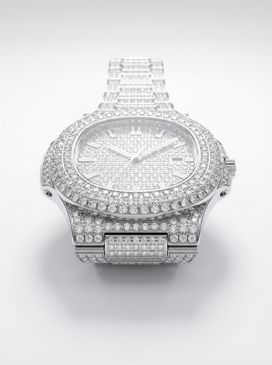 Luxury Iced Out Diamond Watch for Men and women