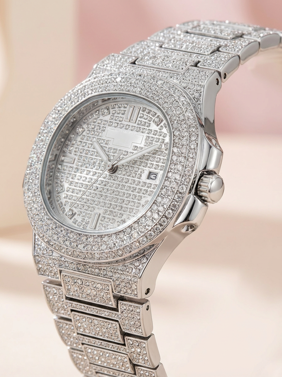 Luxury Iced Out Diamond Watch for Men and women