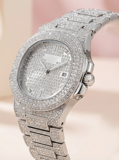 Luxury Iced Out Diamond Watch for Men and women