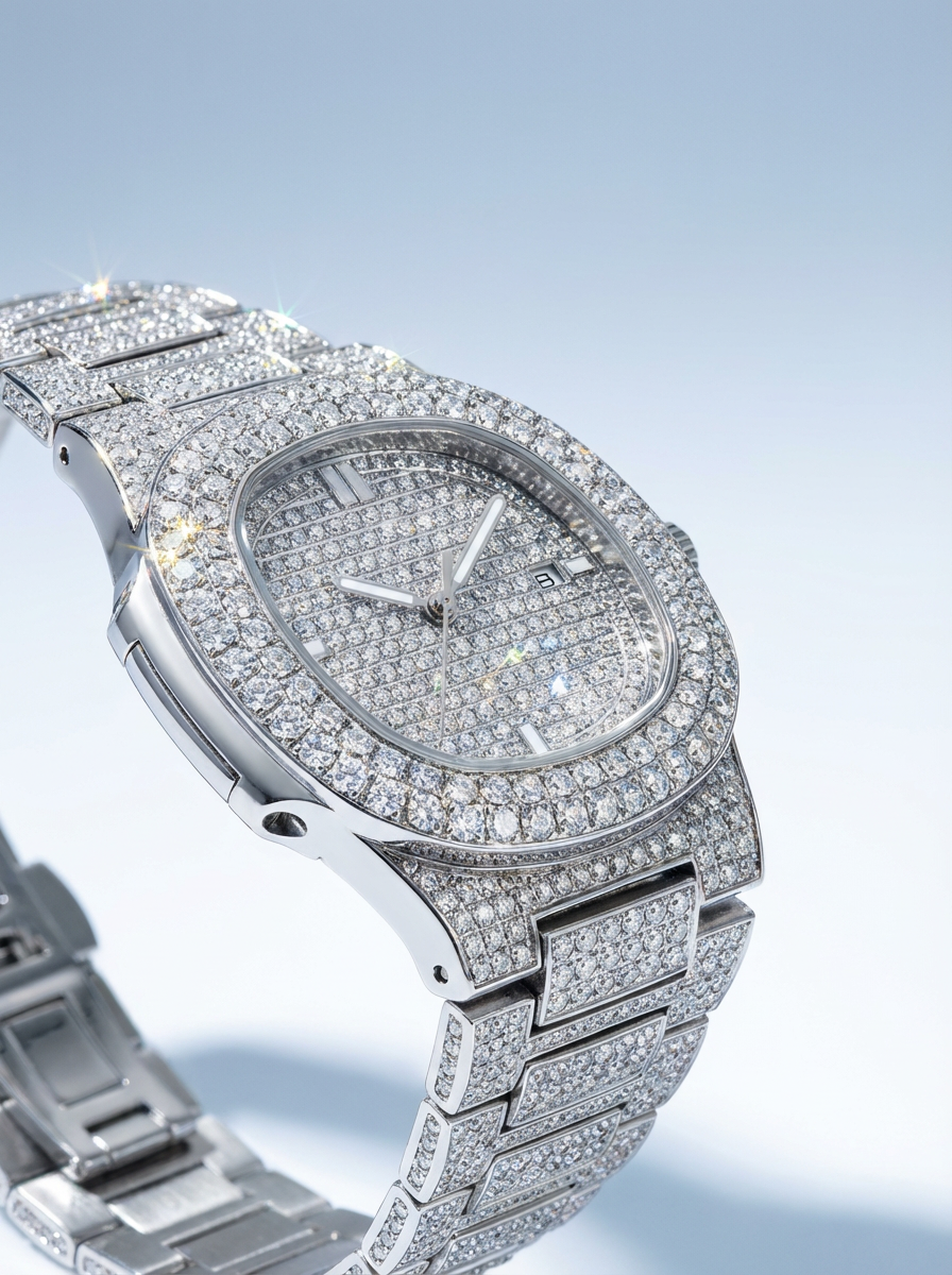 Luxury Iced Out Diamond Watch for Men and women