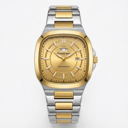 Success Way Luxury Square Two-Tone Men’s Watch