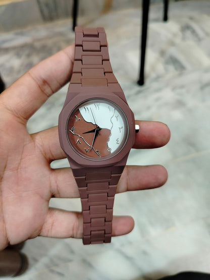 Premium Arabic Numerals Wrist Watch – Silicon Strap
