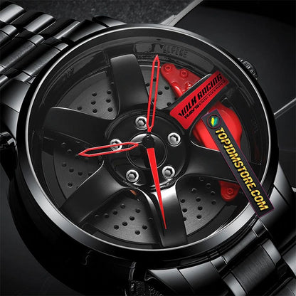 Wheel Watch Rotation Wheel Sports Car Rim Luxury Men's Watch