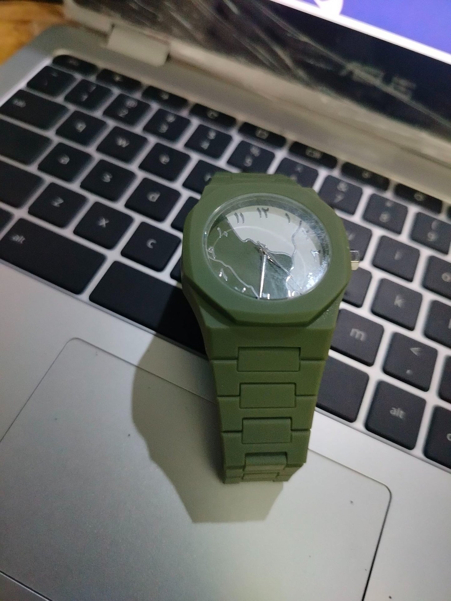 Premium Arabic Numerals Wrist Watch – Silicon Strap