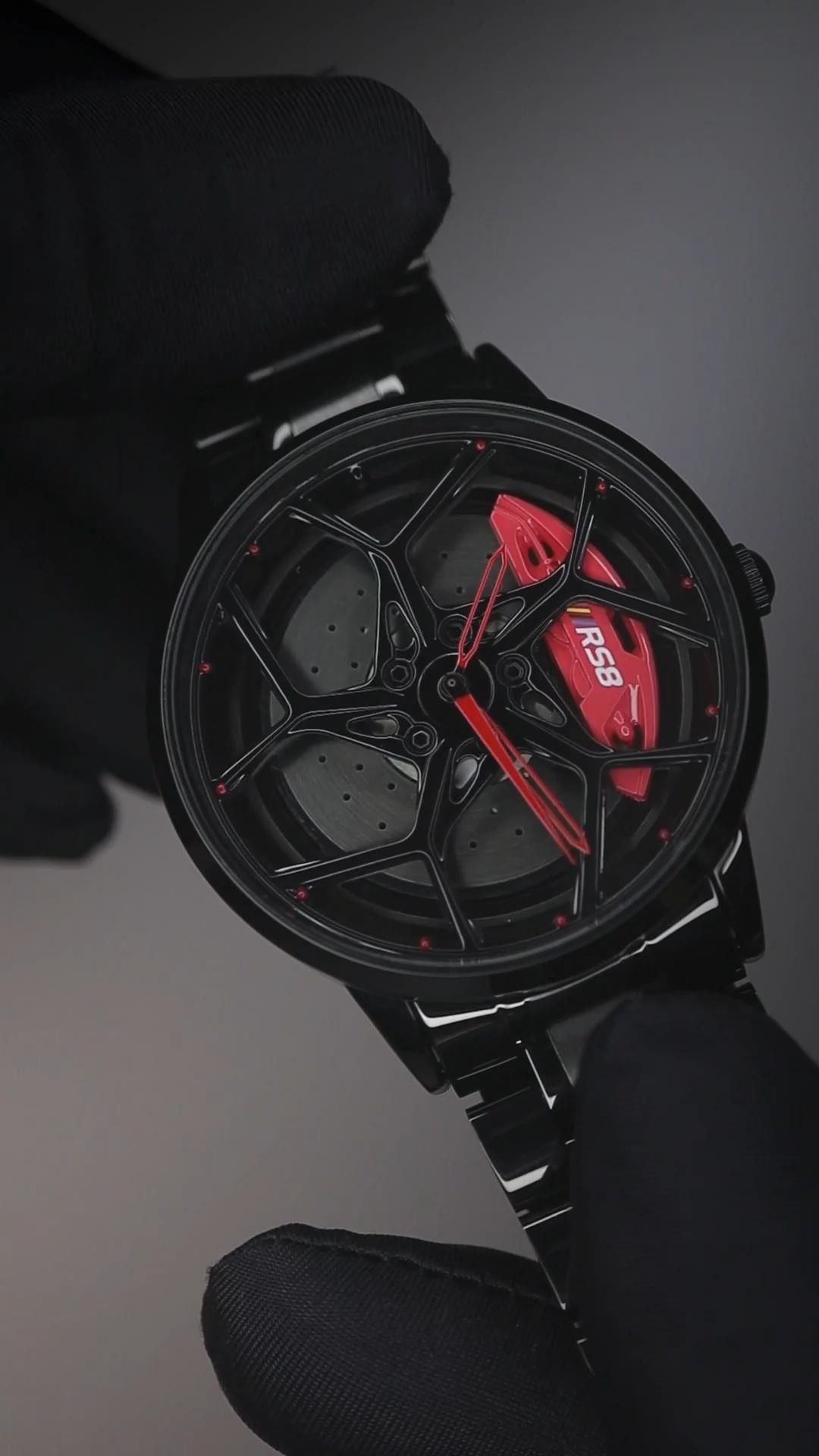 Wheel Watch Rotation Wheel Sports Car Rim Luxury Men's Watch