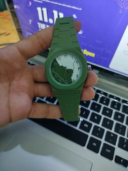 Premium Arabic Numerals Wrist Watch – Silicon Strap