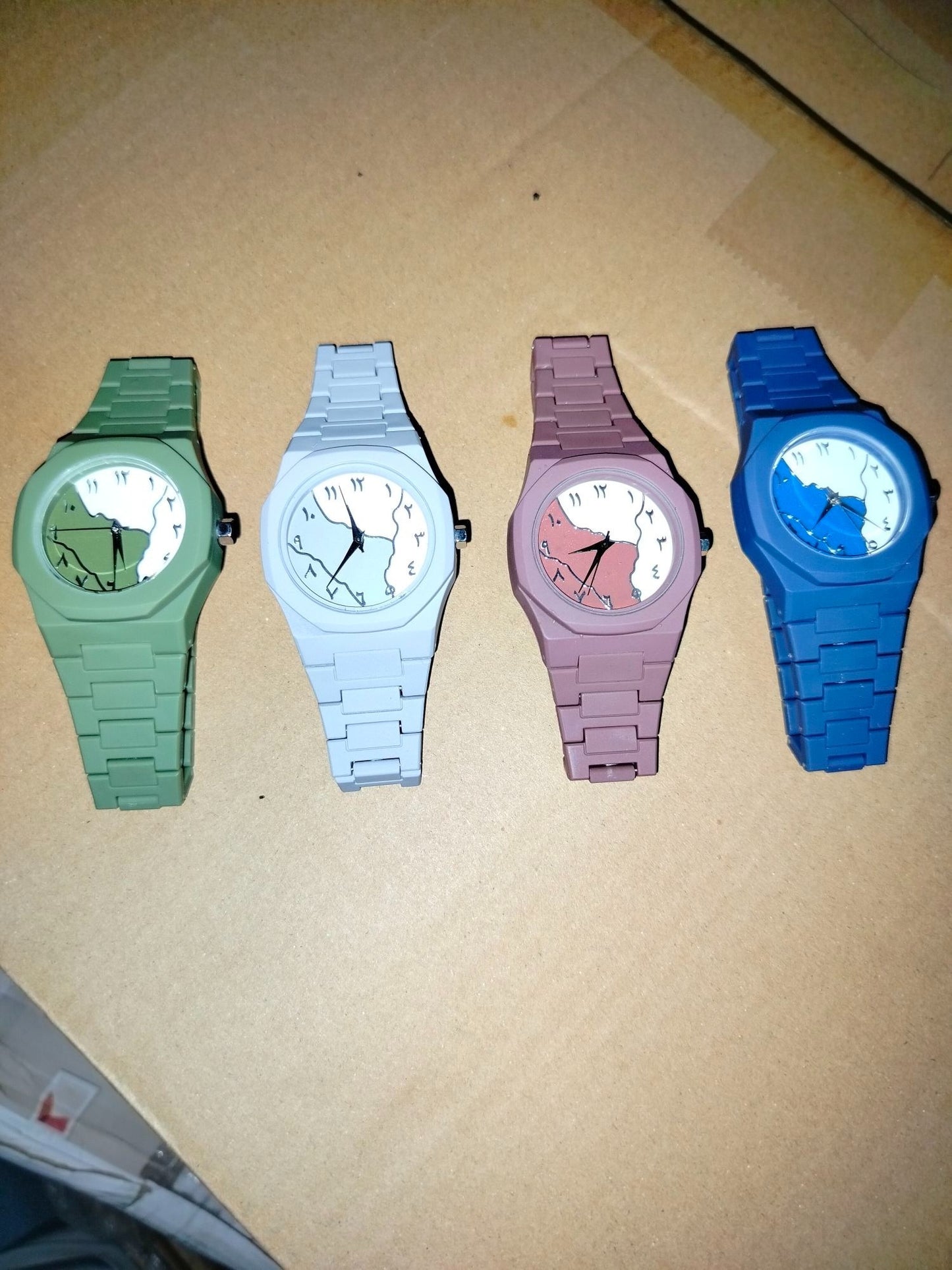 Premium Arabic Numerals Wrist Watch – Silicon Strap
