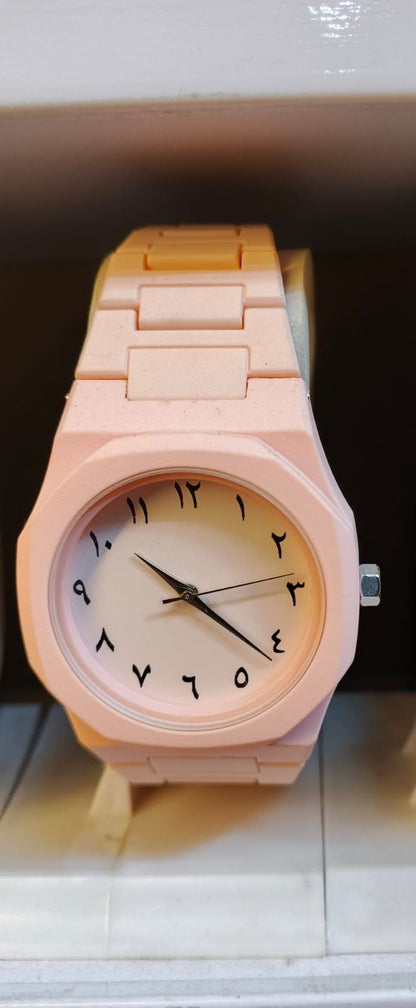 Premium Arabic Numerals Wrist Watch – Silicon Strap